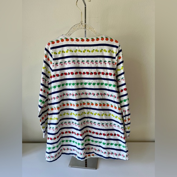 MINI BODEN Girl’s Strawberry Pockets Long SleeveTunic Fruit Dress, 5/6Y, VGUC - Picture 6 of 6
